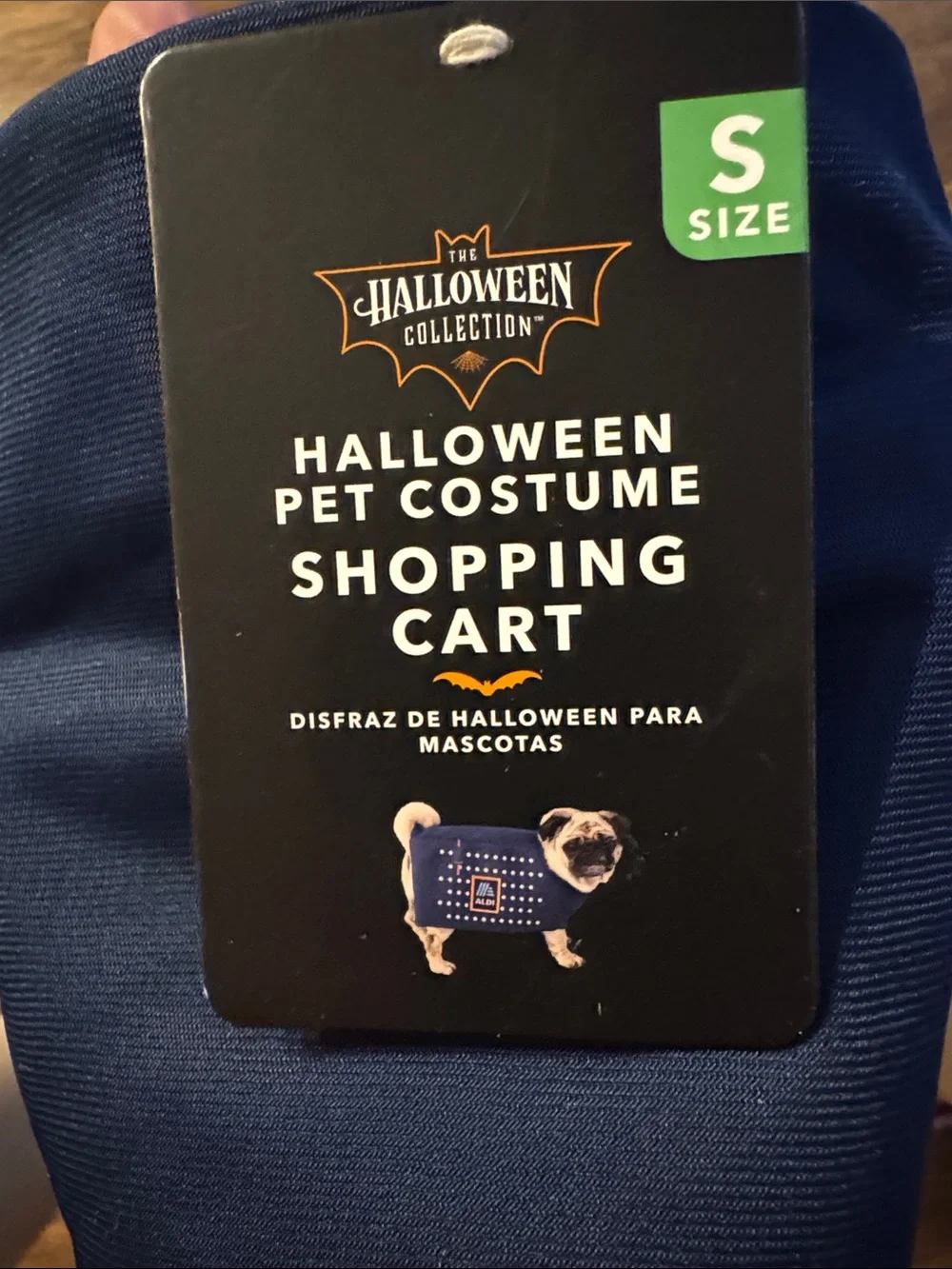 Navy Blue Logo Halloween Costume  Medium